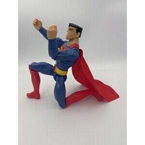 Superman Action Figure 12” DC Comics Justice League Blue Suit Red‎ Cape